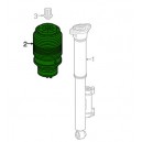 Пневмобаллон задний Mercedes C W205