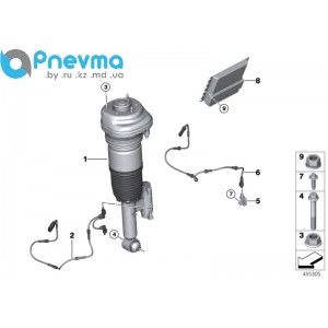 Пневмостойка задняя BMW 7 series G11/G12