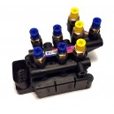 Блок клапанов пневмоподвески (оригинал) Audi Q7 4M